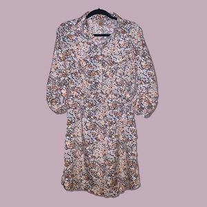 Floral Collared Dress